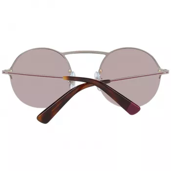 WEB EYEWEAR WE0260-5434U Unisex akiniai nuo saulės, Havana acetato rėmelis, žali polikarbonato lęšiai, 54/21/145 mm