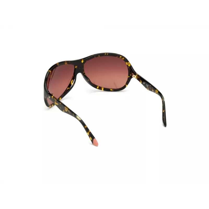WEB EYEWEAR Woman WE0290-6552F Havana Brown Rectangular Cat Eye Sunglasses 65/12/115 mm