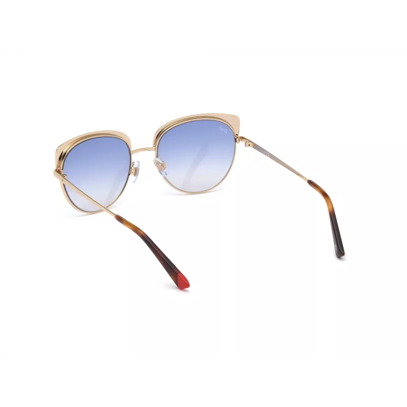 WEB EYEWEAR Moteriški drugelio formos akiniai nuo saulės WE0271-5532W Havana Acetate Brown Gradient UV400 55/18/140