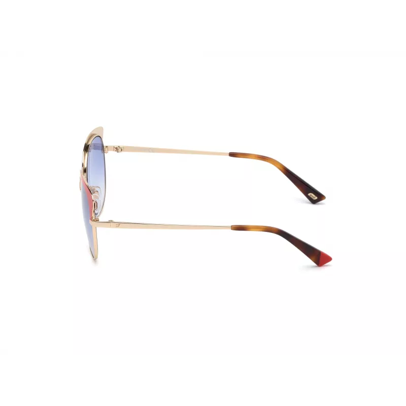 WEB EYEWEAR Moteriški drugelio formos akiniai nuo saulės WE0271-5532W Havana Acetate Brown Gradient UV400 55/18/140