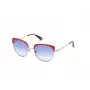 WEB EYEWEAR Moteriški drugelio formos akiniai nuo saulės WE0271-5532W Havana Acetate Brown Gradient UV400 55/18/140