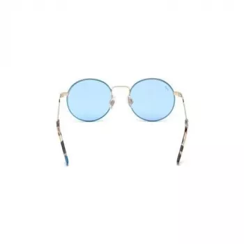 WEB EYEWEAR Moteriški katės akies akiniai nuo saulės WE0254-32V Havana rudos spalvos acetatinis rėmelis, rudi gradientiniai lęšiai 49 mm