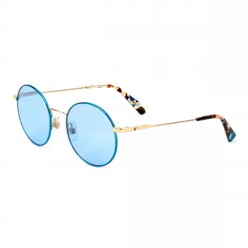 WEB EYEWEAR Moteriški katės akies akiniai nuo saulės WE0254-32V Havana rudos spalvos acetatinis rėmelis, rudi gradientiniai lęšiai 49 mm