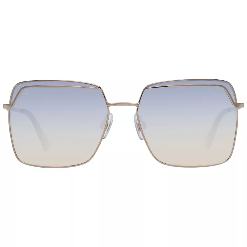 WEB EYEWEAR Moteriški katės akies akiniai nuo saulės WE0259-5734W Havana Acetate rudi gradientiniai lęšiai 57mm
