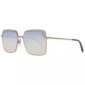 WEB EYEWEAR Moteriški katės akies akiniai nuo saulės WE0259-5734W Havana Acetate rudi gradientiniai lęšiai 57mm