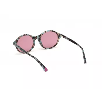 WEB EYEWEAR Moteriški katinuko formos akiniai nuo saulės WE0266-5155Y Havana/Ruda Gradient 51mm