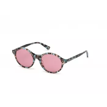 WEB EYEWEAR Moteriški katinuko formos akiniai nuo saulės WE0266-5155Y Havana/Ruda Gradient 51mm