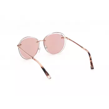 WEB EYEWEAR Moteriški katininiai akiniai nuo saulės WE0297-5726Z Brown Havana/Gold Tone