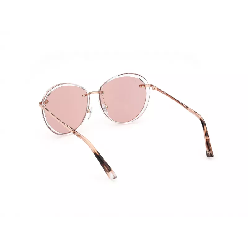 WEB EYEWEAR Moteriški katininiai akiniai nuo saulės WE0297-5726Z Brown Havana/Gold Tone