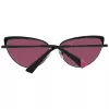 WEB EYEWEAR Moteriški kvadratiniai acetatiniai akiniai nuo saulės WE0272-5901Z - Juodas rėmelis, pilki lęšiai 59 mm