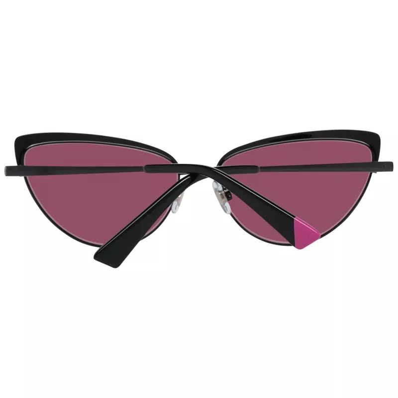 WEB EYEWEAR Moteriški kvadratiniai acetatiniai akiniai nuo saulės WE0272-5901Z - Juodas rėmelis, pilki lęšiai 59 mm