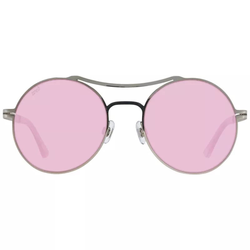 WEB EYEWEAR Moteriški akiniai nuo saulės WE0171-54016 Blizgantis juodas rėmelis, dūminiai pilki lęšiai 54/21/135 mm