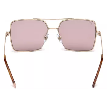 WEB EYEWEAR Moteriški akiniai nuo saulės WE0210-28Y Havana Brown Acetate Square Frame UV400
