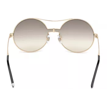 WEB EYEWEAR Moteriški akiniai nuo saulės WE0211-28G Auksinis metalinis rėmas Rudi gradientiniai lęšiai 59mm
