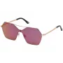 WEB EYEWEAR Moteriški akiniai nuo saulės WE0213-34Z Havana Brown Tortoise Acetate Square Frame 59mm