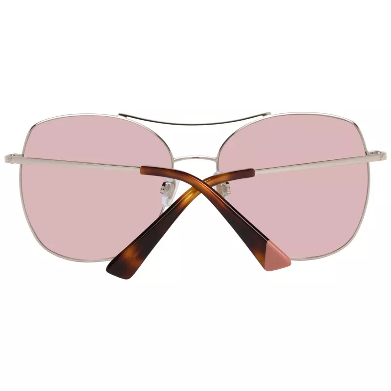 WEB EYEWEAR Moteriški akiniai nuo saulės WE0245-5828G Havana Brown Gradient Square Acetate UV400