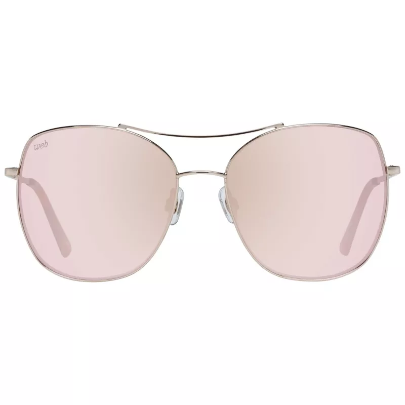 WEB EYEWEAR Moteriški akiniai nuo saulės WE0245-5828G Havana Brown Gradient Square Acetate UV400