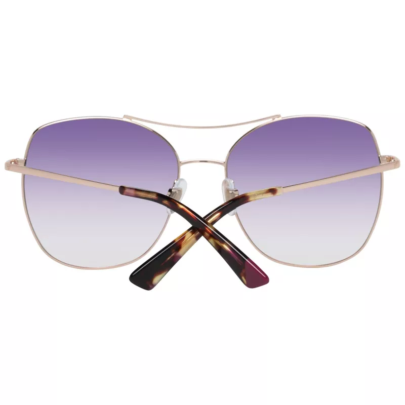 WEB EYEWEAR Moteriški akiniai nuo saulės WE0245-5833Z - Rudi gradientiniai stačiakampiai acetatiniai rėmeliai
