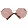 WEB EYEWEAR Moteriški akiniai nuo saulės WE0258-5833G Havana Acetate Square Frame Brown Gradient Lens 58/18/140 mm