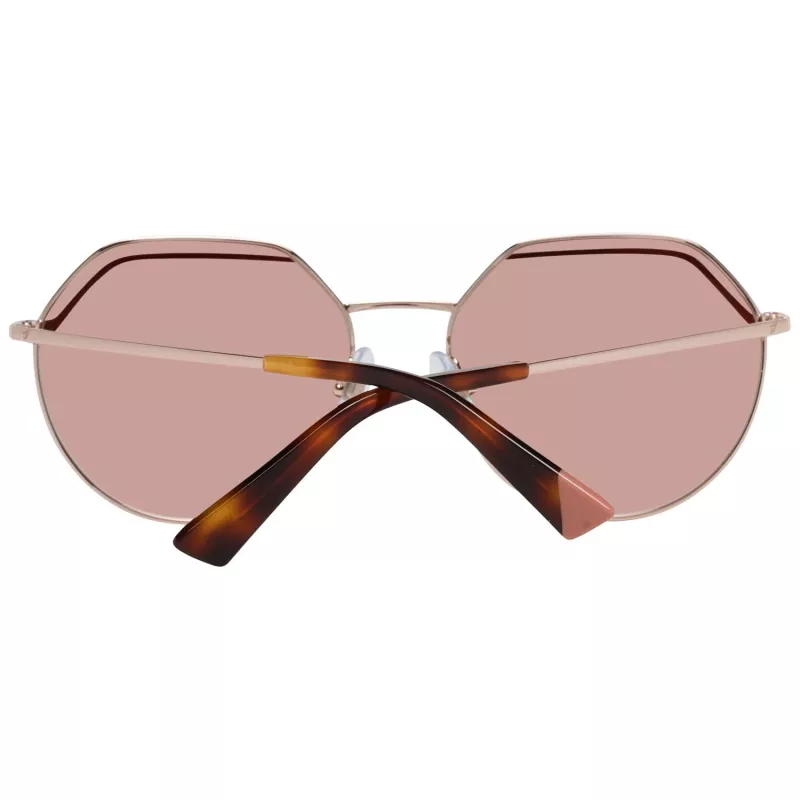 WEB EYEWEAR Moteriški akiniai nuo saulės WE0258-5833G Havana Acetate Square Frame Brown Gradient Lens 58/18/140 mm