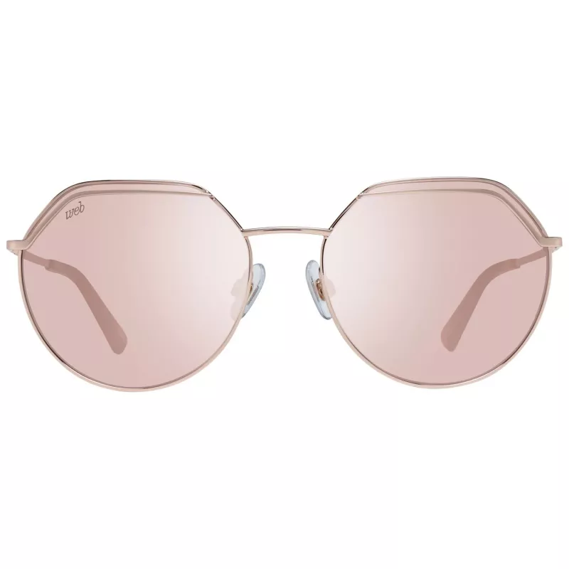 WEB EYEWEAR Moteriški akiniai nuo saulės WE0258-5833G Havana Acetate Square Frame Brown Gradient Lens 58/18/140 mm