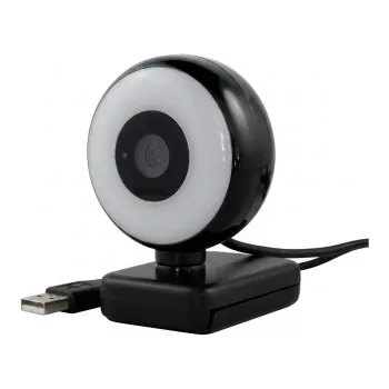 WEMISS CM-A2 Stream Series su žiediniu apšvietimu Full HD internetinė kamera, 1/3 inch CMOS jutiklis, juoda