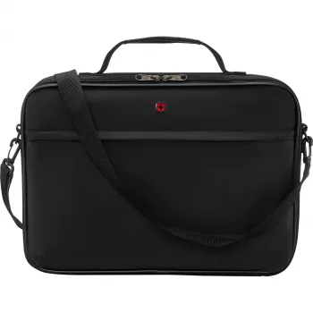 Wenger BQ 16 Laptop Brief Essential Black 16 inch Notebook Case
