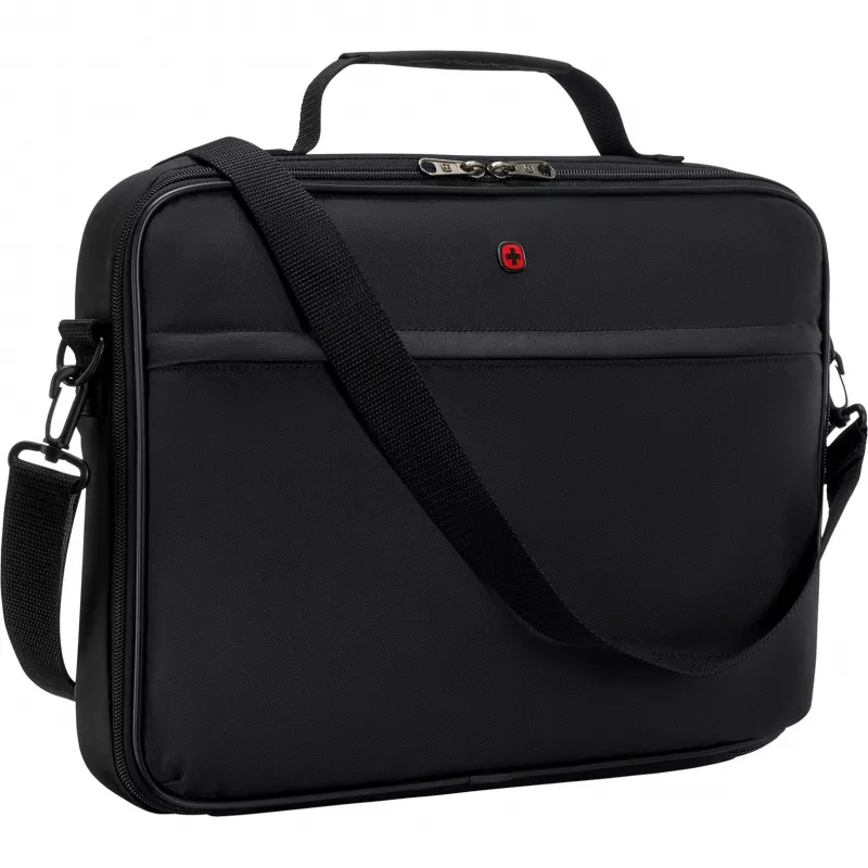 Wenger BQ 16 Laptop Brief Essential Black 16 inch Notebook Case