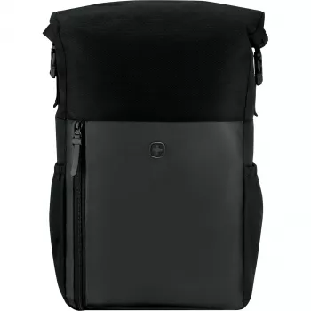 Wenger UrbanOne Roll-Top 15.6 Laptop Backpack Black