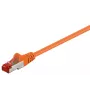 Wentronic 1,5 m Cat6 STP RJ-45 į RJ-45 tinklo kabelis, oranžinis (95582)