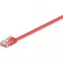 Wentronic 96400 1m Cat6 U/UTP raudonas tinklo pataisos kabelis