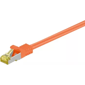 Wentronic Cat.7 S/FTP tinklo pataisos kabelis, RJ45 vyriškas į vyrišką, 25 m, auksuoti kontaktai, 10 Gbps, juodas 91669