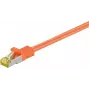 Wentronic Cat.7 S/FTP tinklo pataisos kabelis, RJ45 vyriškas į vyrišką, 25 m, auksuoti kontaktai, 10 Gbps, juodas 91669