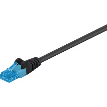 Wentronic Goobay 55415 Cat6a U/UTP tinklo pataisos kabelis, RJ45, 30 m, juodas