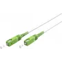 Wentronic Goobay 59596 SC/APC į SC/APC vienmodis OS2 šviesolaidinis pataisos kabelis, 3 m, LSZH, baltas