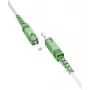Wentronic Goobay 59597 SC/APC į SC/APC vienmodis OS2 šviesolaidinis jungiamasis kabelis, 5 m, LSZH, baltas