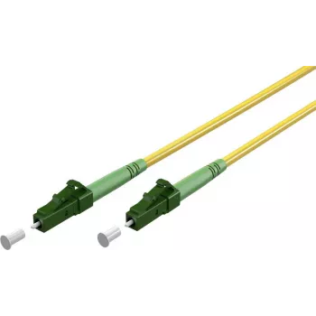 WENTRONIC Goobay 59631 OS2 vienmodis LC/APC į LC/APC šviesolaidinis pataisos kabelis, 31 m, geltonas, LSZH, FTTH