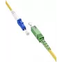 WENTRONIC Goobay 59651 OS2 vienmodis šviesolaidinis pataisos kabelis SC/APC į LC/UPC, 5 m, geltonas, LSZH