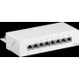Wentronic Goobay 62069 26 prievadų Cat6 S/UTP ekranuotas prievadų skydas, 1U 19 colių stovo montavimas, baltas