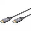WENTRONIC Goobay 76276 Aktyvusis optinis HDMI kabelis AOC 8K - 10 m, HDMI 2.1, 48 Gbps, 8K@60Hz, 4K@120Hz, dinaminis HDR, eARC, VRR, ALLM, HDCP 2.3, juodas