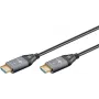 WENTRONIC Goobay 76276 Aktyvusis optinis HDMI kabelis AOC 8K - 10 m, HDMI 2.1, 48 Gbps, 8K@60Hz, 4K@120Hz, dinaminis HDR, eARC, VRR, ALLM, HDCP 2.3, juodas