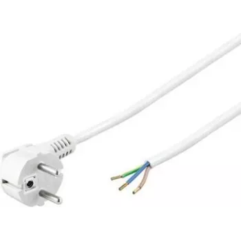 Wentronic Goobay kampuotas Schuko maitinimo kabelis su atvirais galais, 5 m, baltas, H05VV-F 3G1.5, 16 A 93313