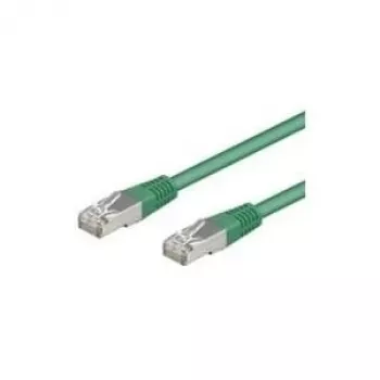 Wentronic Goobay CAT 5e SF/UTP tinklo kabelis, žalias, 1m, CCA 68043
