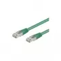 Wentronic Goobay CAT 5e SF/UTP tinklo kabelis, žalias, 1m, CCA 68043