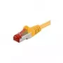 Wentronic Goobay CAT 6 tinklo kabelis, S/FTP (PiMF), geltonas, 50 m - LSZH be halogenų, varis 68309
