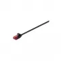 Wentronic Goobay CAT 6 plonas tinklo kabelis, U/UTP, juodas, 7,5 m, varis 93729