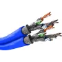 Wentronic Goobay CAT 7A dvigubas tinklo kabelis S/FTP PiMF mėlynas - Vario laidininkas CU AWG 22/1 (75716)