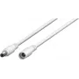 Wentronic Goobay DC prailginimo kabelis 10 m baltas - 5,5 x 2,1 mm tuščiaviduris kištukas 76677