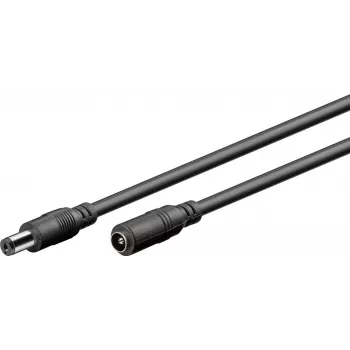 Wentronic Goobay DC prailginimo kabelis 5 m juodas 76671
