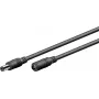 Wentronic Goobay DC prailginimo kabelis 5 m juodas 76671